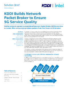 KDDI Network Packet Broker Solution Brief