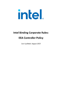Règles d'entreprise contraignantes de l'EEE d'Intel